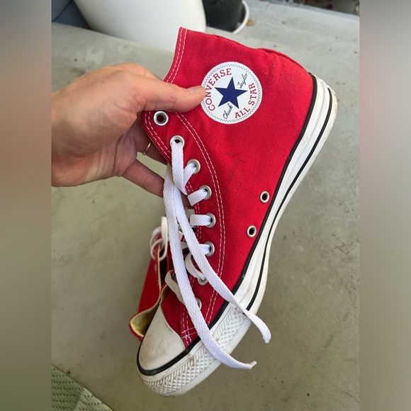 Converse Chuck Taylor All Star HI Sneaker - Red - Picture 3 of 6